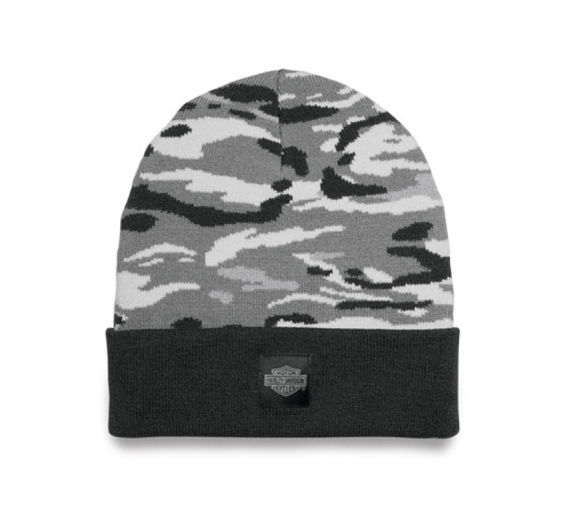 HAT-KNIT,GREY CAMO 97692-23VM