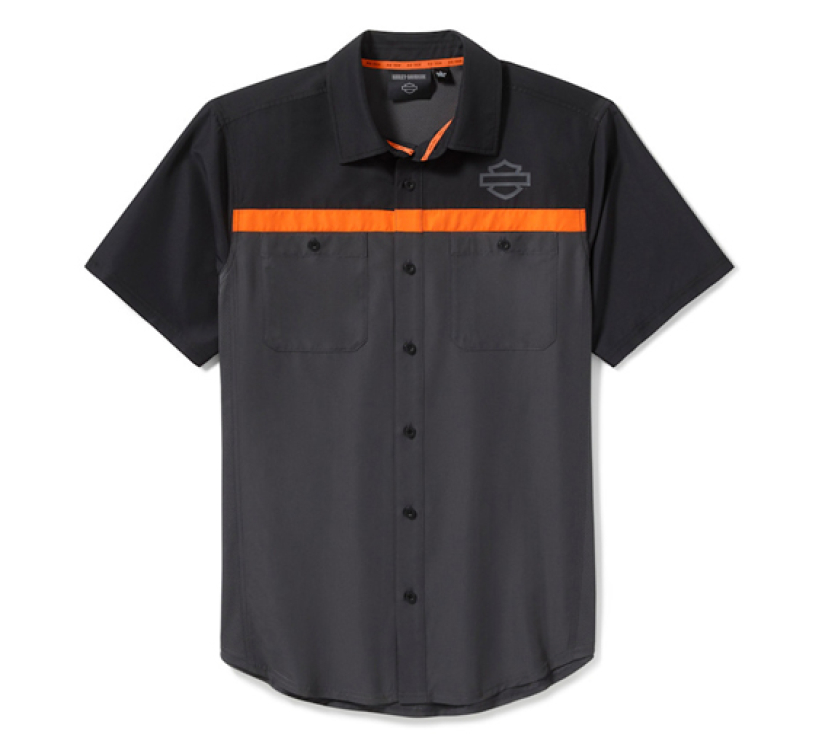 MIESTEN H-D KAULUSPAITA TECH VENTED 96736-25VM
