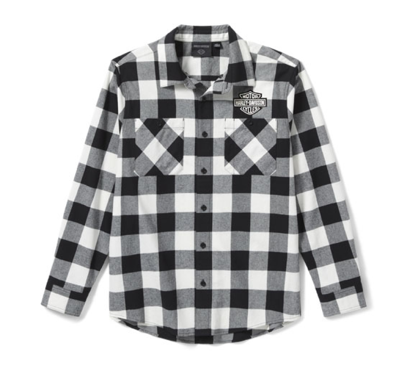 H-D PAITA BAR&SHIELD BUFFALO CHECK 96732-25VM