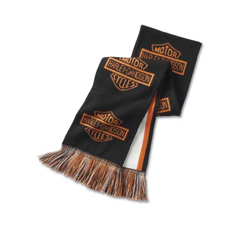 SCARF-KNIT,BLACK 97627-25VM
