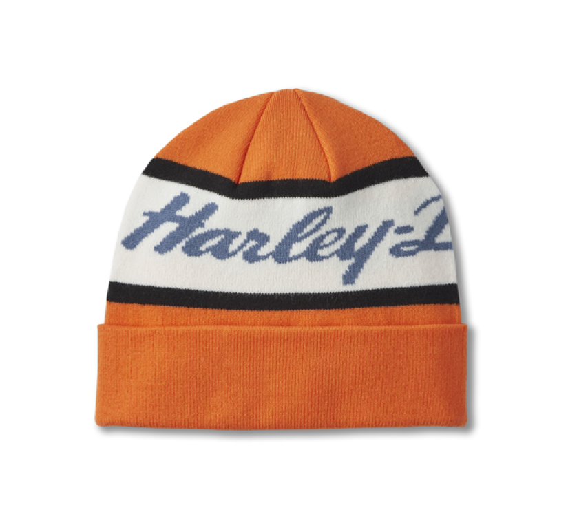 BEANIE-KNIT,ORANGE 97631-25VM