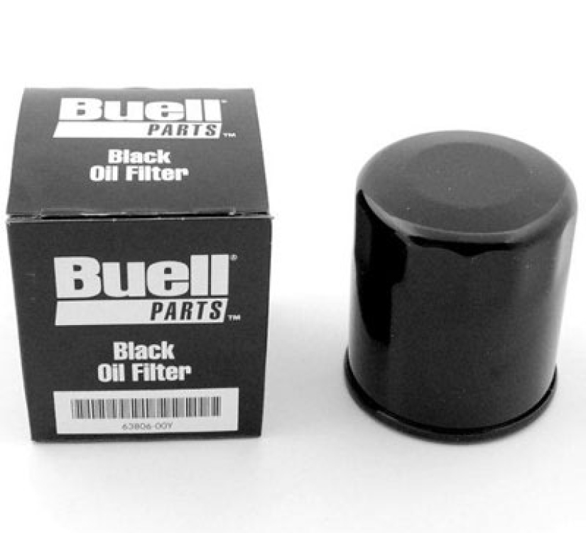 ÖLJYNSUODATIN BUELL XB MALLIT, MUSTA 63806-00Y