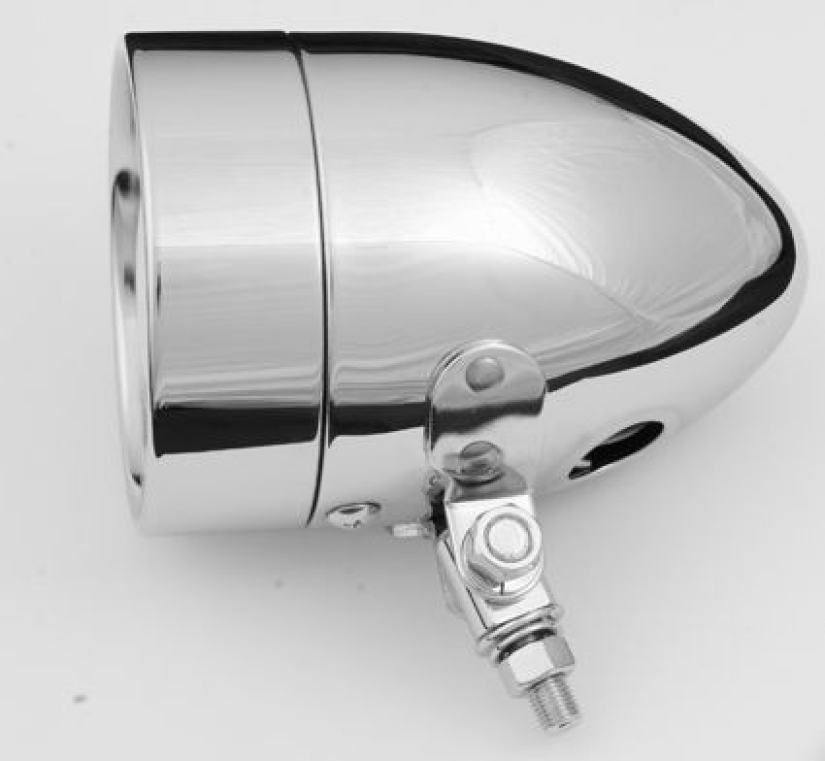4" HEADLIGHT, CHROME, E-APPROVED 682783