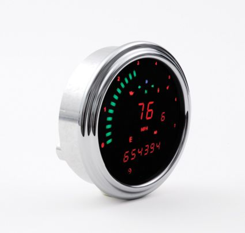 RED 4.5" TANK MOUNT GAUGE -03 601863