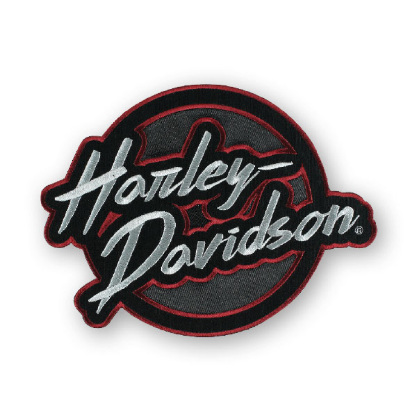 H-D KANGASMERKKI, EDGY, LG 8" W X 6" H EM321364