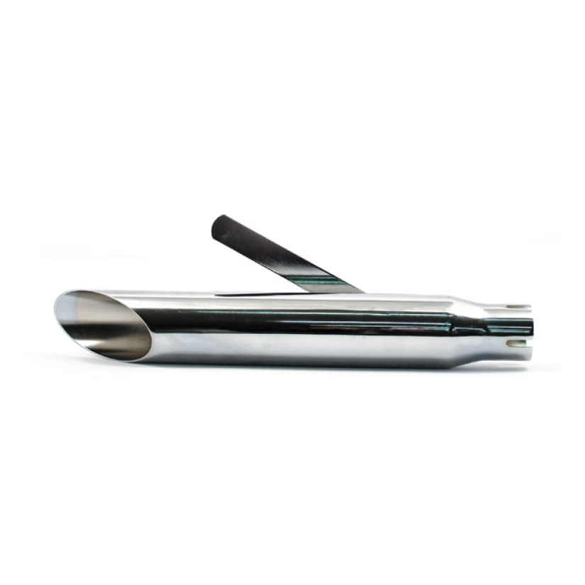 SUPER SLASH UNIVERSAL MUFFLER 16-1/2" LONG CHROME 500597