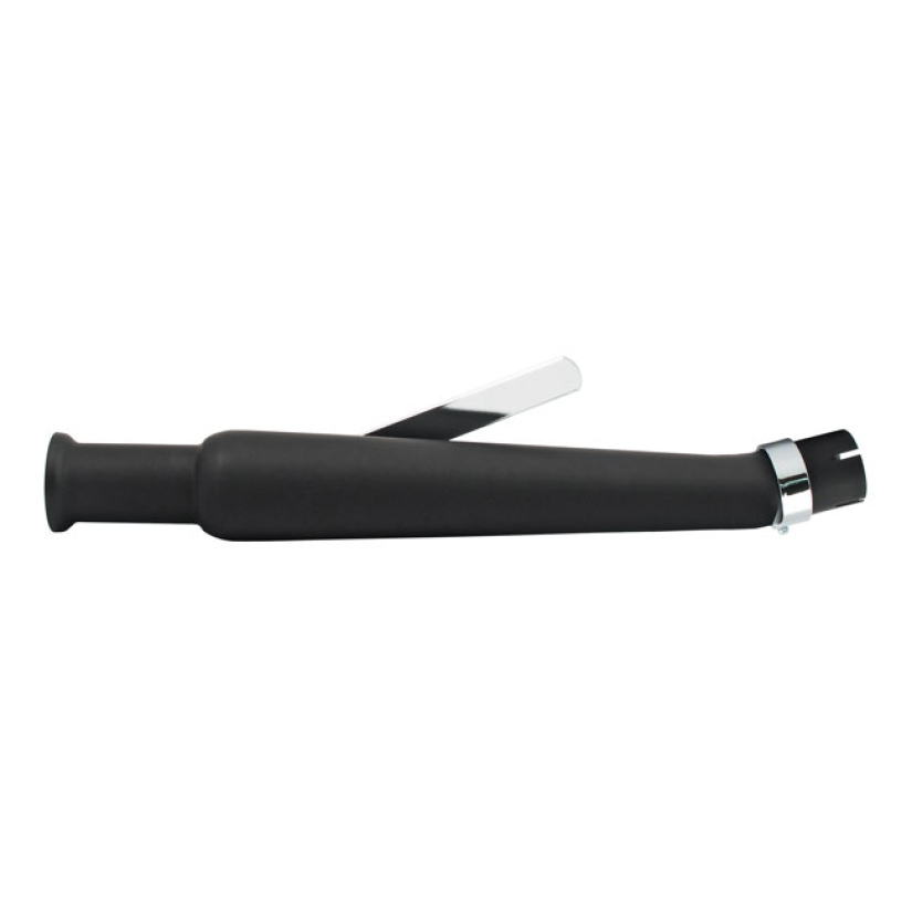 TRUMPET UNIVERSAL UPSWEPT RIGHT MUFFLER 20-1/2" LONG BLACK UNIVERSAL M 500716