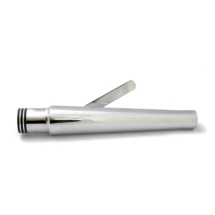 TRUMPET UNIVERSAL MUFFLER 17" LONG CHROME 500736