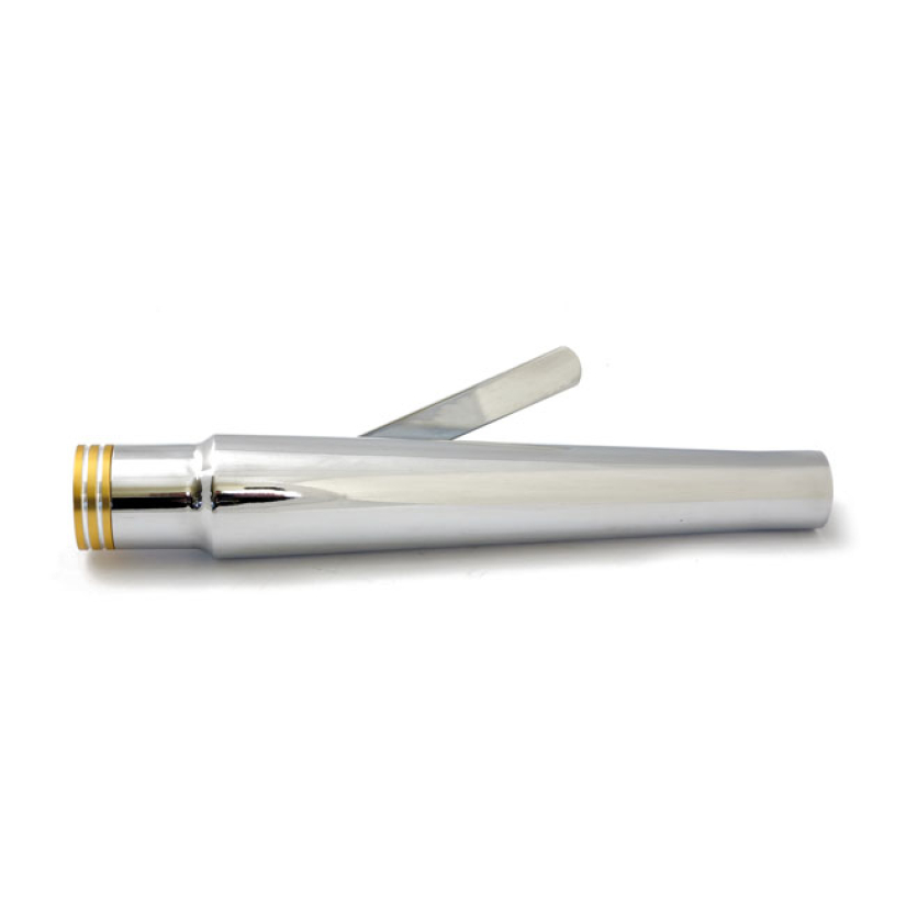 TRUMPET UNIVERSAL MUFFLER 17" LONG CHROME 500737