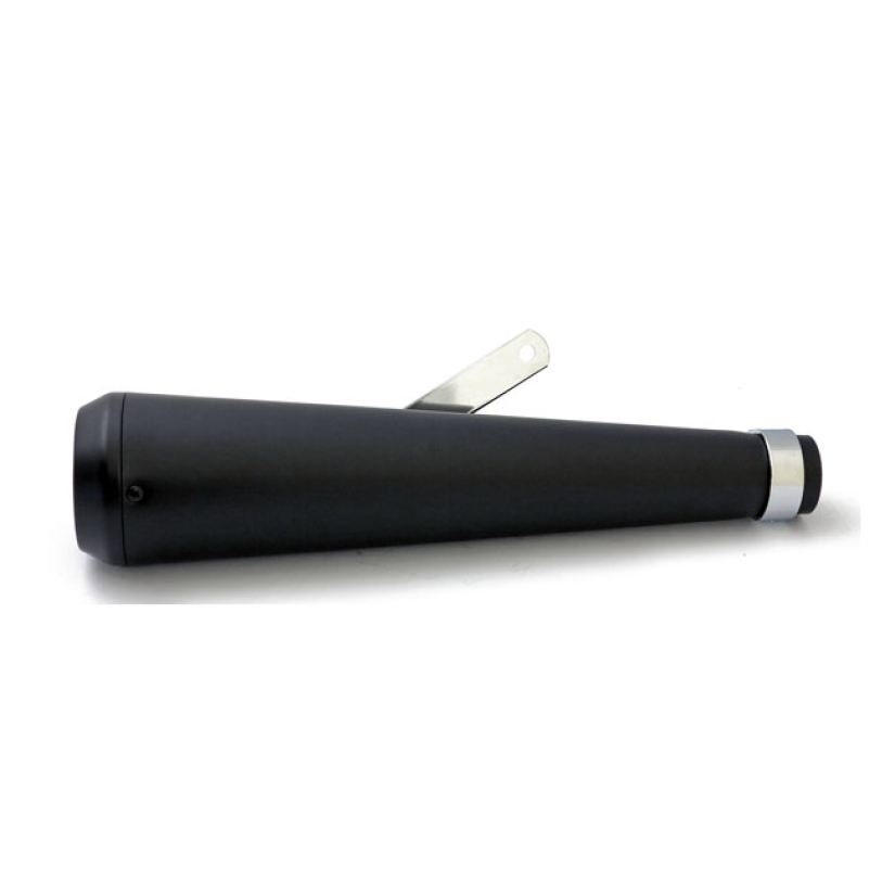 MEGAPHONE UNIVERSAL MUFFLER 16.5" LONG BLACK WITH TE TIP 500741
