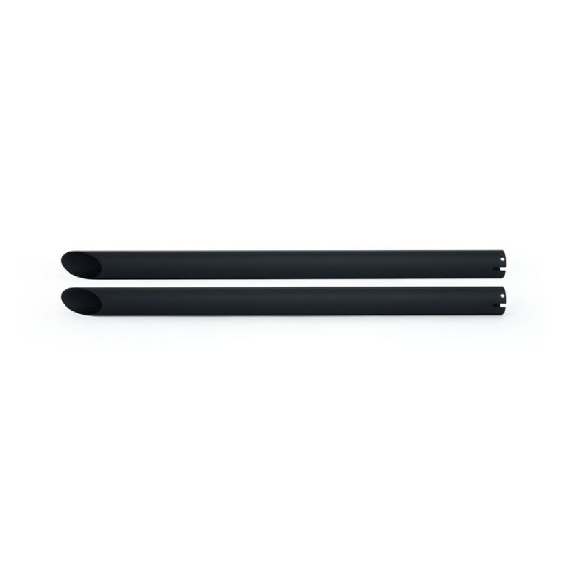 UNIVERSAL HEAD PIPE EXTENSION SET 30" LONG BLACK MATTE BLACK SLASH CUT 500836