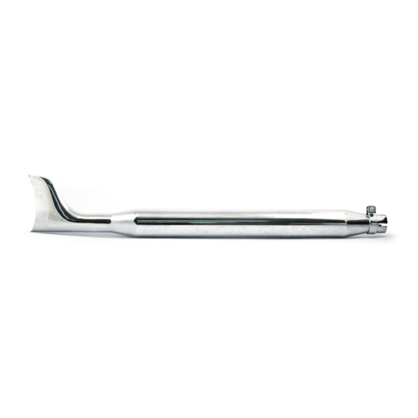 FISHTAIL UNIVERSAL MUFFLER 36" LONG CHROME UNIVERSAL MUFFLER; 36" (91. 500946