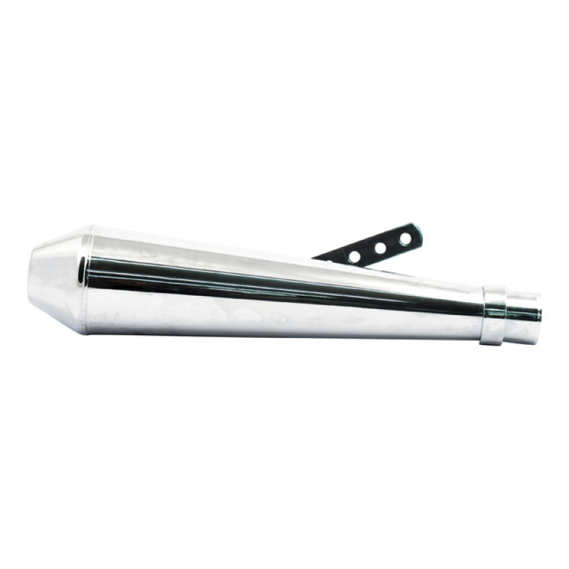 MEGATON UNIVERSAL MUFFLER 18" LONG CHROME UNIVERSAL MUFFLER; 18" (45.7 500957