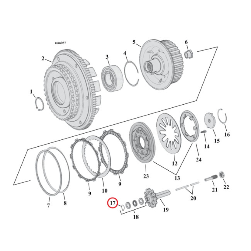 EASTERN RET.RING,CL.THROW-OUT BEARING 500985