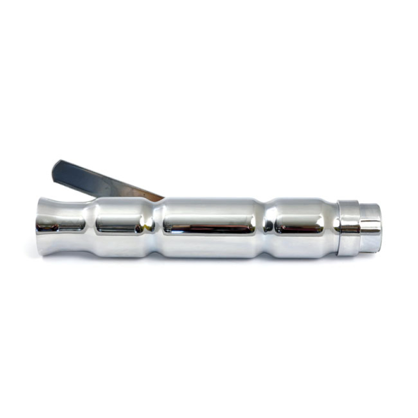WRESTLER UNIVERSAL MUFFLER 13" LONG CHROME UNIVERSAL MUFFLER; 13" (33 501004