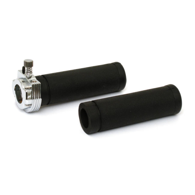 KAASUKAHVA & KOTELO+KUMIT 1-VAIJ. 74-80, THROTTLE ASSY, WITH GRIPS. SINGLE 501135