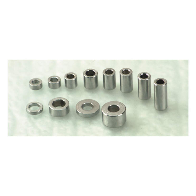 CHROME SPACERS I.D. X 7/16" O.D. X 3/16" 501515