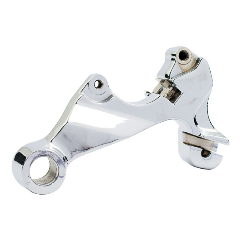 REAR BRAKE CALIPER BRACKET CHROME 08-17 DYNA (NU) 502031