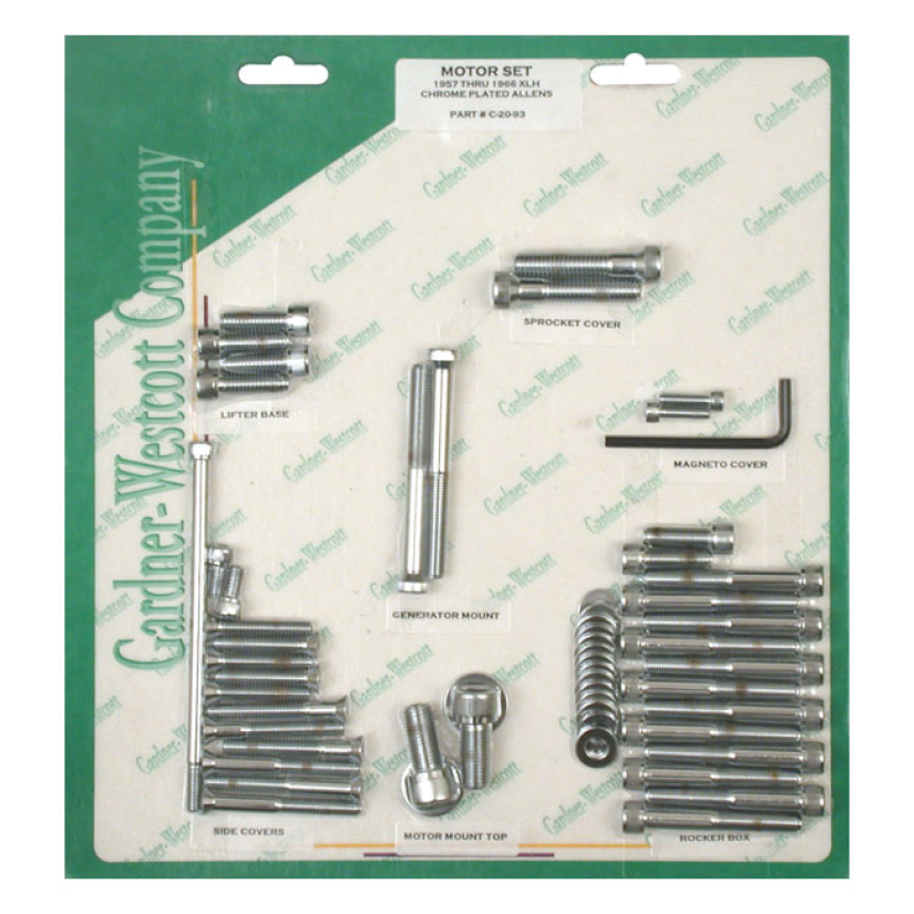 MOTOR SCREW SET, CHR. ALLEN  57-69 XLH (NU) 503114