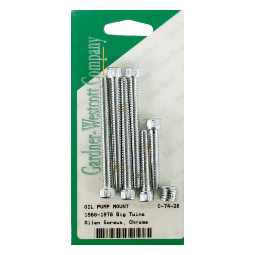 OIL PUMP MOUNT KIT, ALLEN CHROME  68-78 FL; FX (NU) 503280