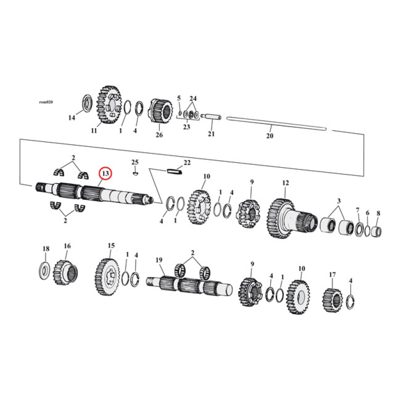 ANDREWS MAINSHAFT 503632