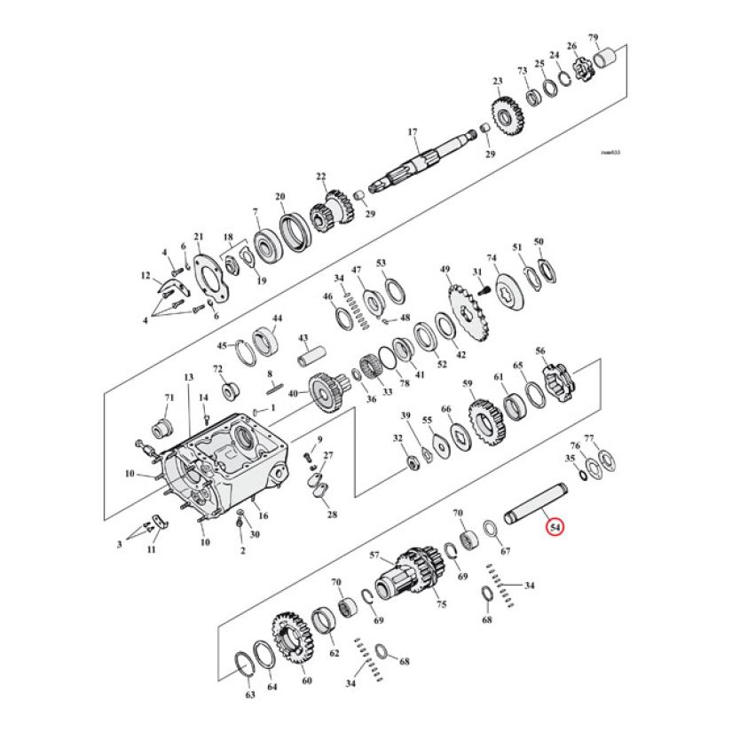 ANDREWS COUNTERSHAFT 503780