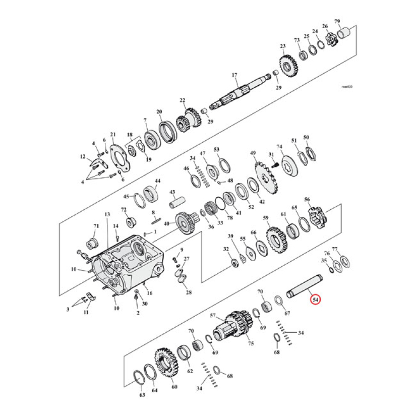 ANDREWS COUNTERSHAFT 503786