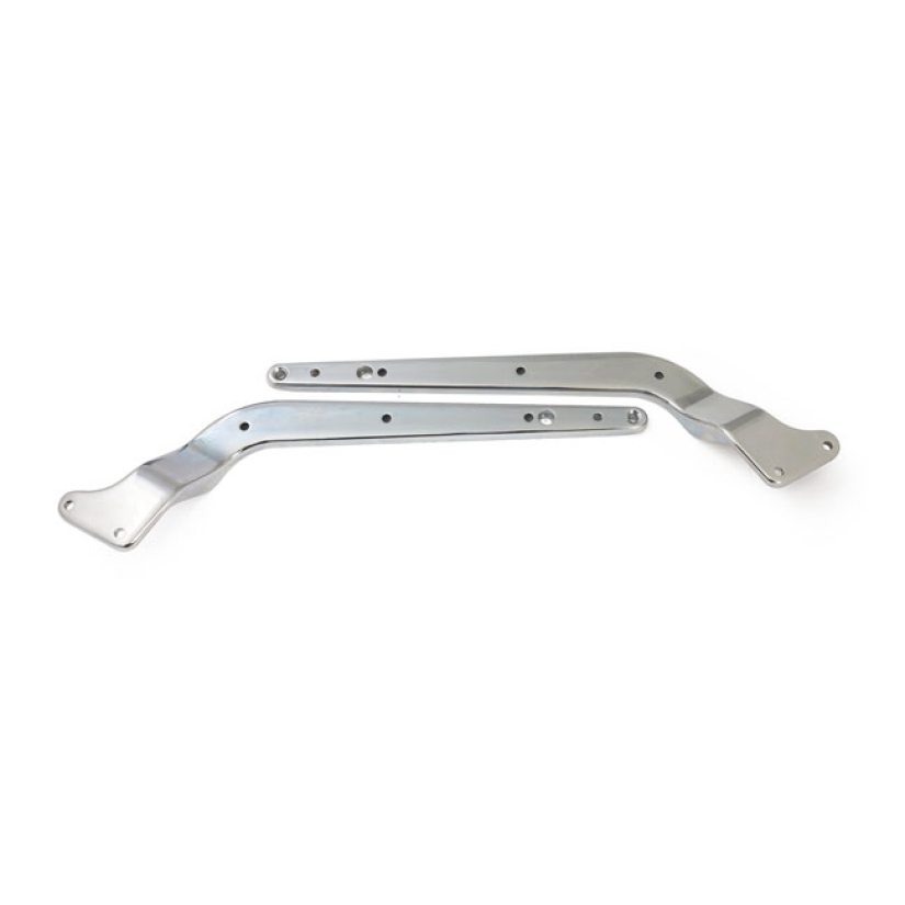 FENDERSTRUTS, CHROME OEM STYLE FENDER SUPPORTS. OEM REPLACEMENT REFERE 504012