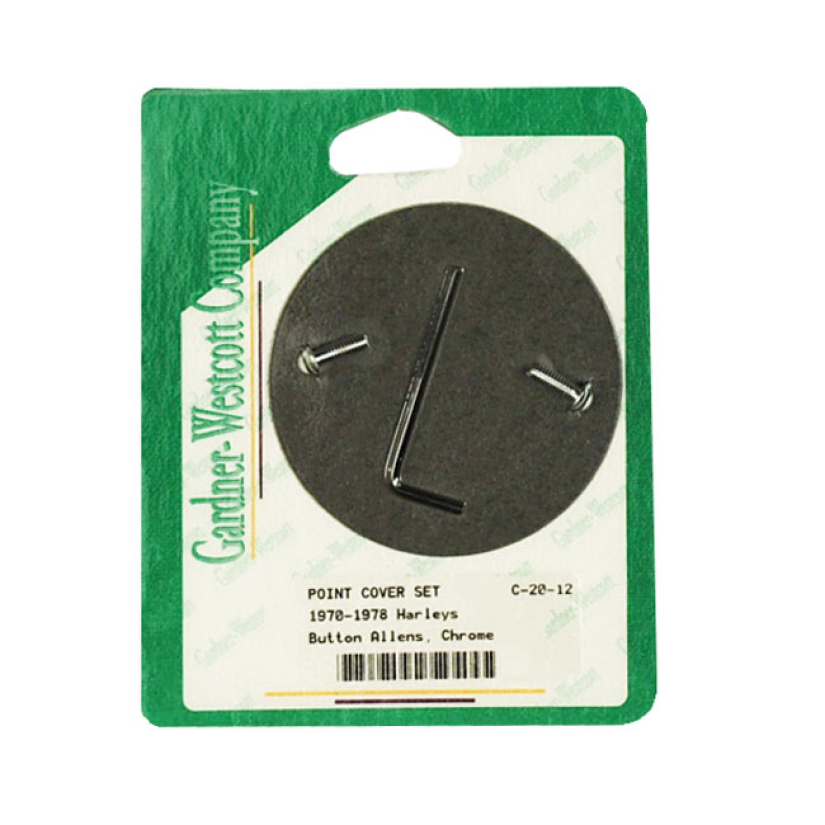 POINT COVER MOUNT KIT, CHROME BUTTON 504875