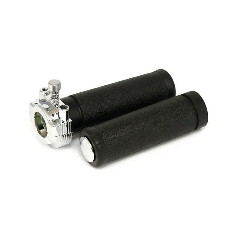 THROTTLE ASSY WITH GRIPS, DUAL CABLE 505010