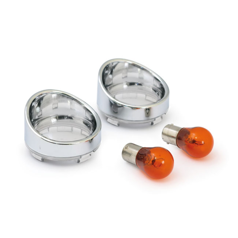 TURN SIGNAL LENS WITH VISOR 505093
