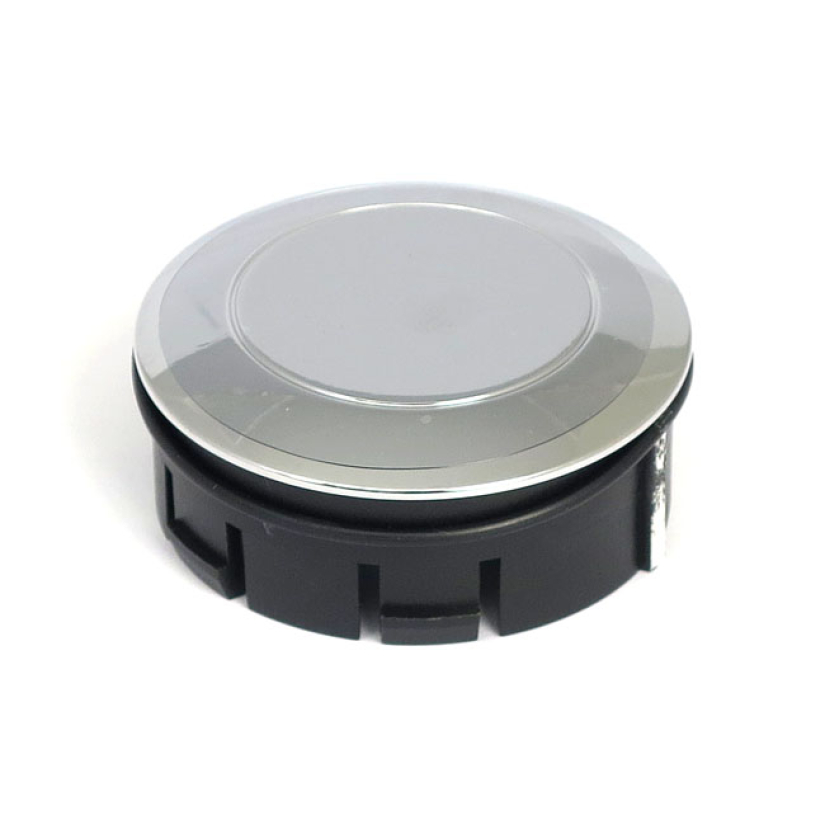 GASCAP DUMMY -POP-UP- CHROME; NON-VENTED; LEFT SIDE; 60MM DIAMETER 96- 505108