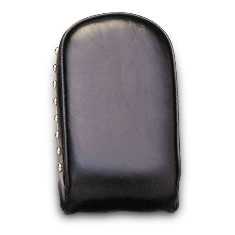 LEPERA, SISSY BAR BACK PADS. SMOOTH. STUDS SMOOTH BLACK VINYL UPHOLSTE 506321