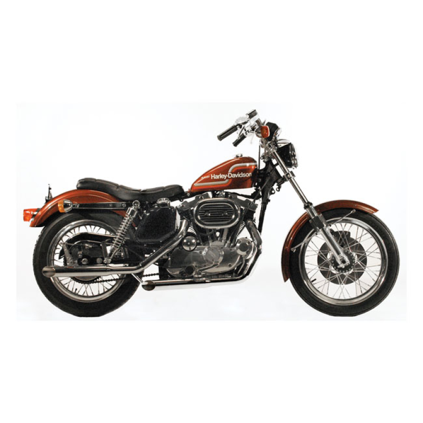 PAUGHCO, SLASH CUT EXHAUST (38"). CHROME ORDER 506472 BRACKET AND 5064 506525