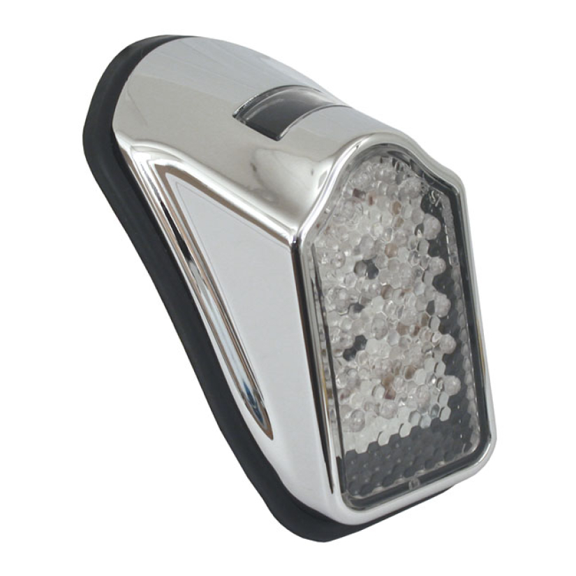MINI LED TOMBSTONE TAILLIGHT, CHROME 506568