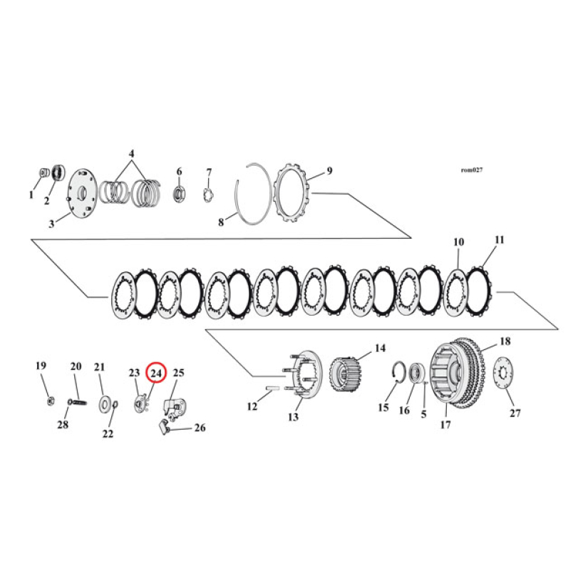 BALLS, HEAD CUP/CLUTCH 507810