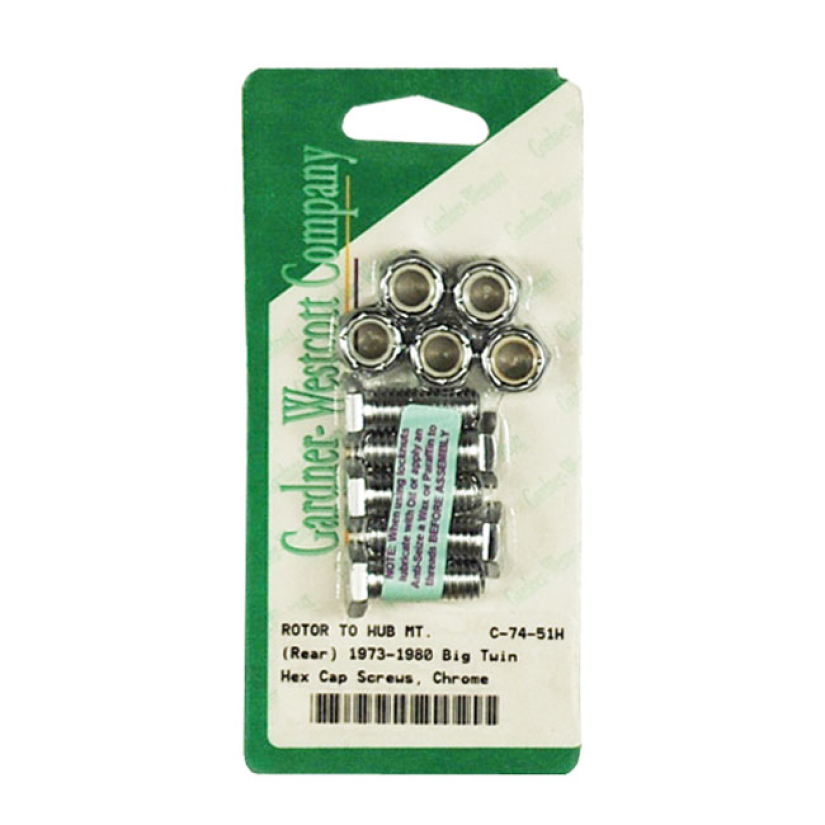 FRONT/REAR BRAKE ROTOR BOLT KIT,HEX 507855