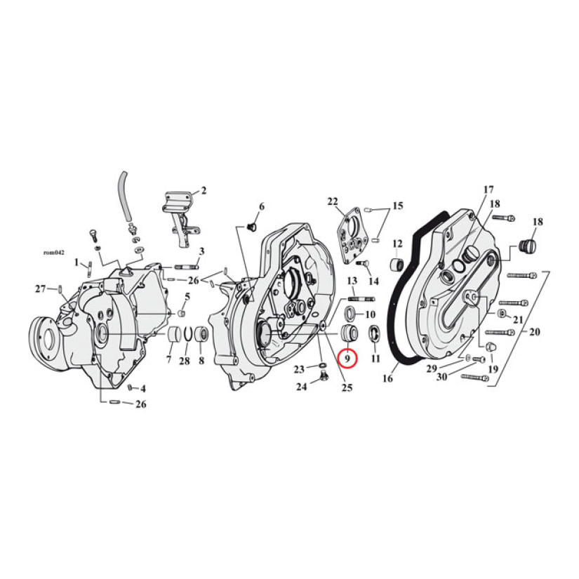 KAMPIAKS.VETOPUOLEN TIMKEN  XL-77-90(91->) - BEARING ASSEMBLY, SPROCKET SHAFT 508690