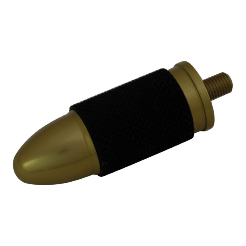 BULLET SHIFT/BRAKE PEG. BRASS 5/16-24 THREADED.  MOST H-D 509018