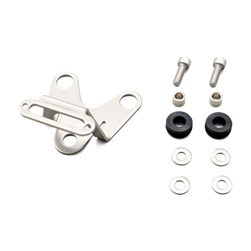DAYTONA, VELONA 60MM SPEEDO/INDICATOR MOUNT BRACKET KIT POLISHED STAIN 510189
