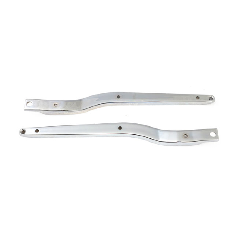 80-86 FXWG FENDER STRUTS. CHROME WITHOUT TURN SIGNAL HOLES. ALSO USED 510345