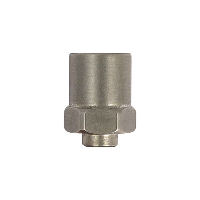 VARIOFLEX CONNECTOR STAINLESS STEEL; M10X1.25; INT. THREADED; FEMALE I 510447