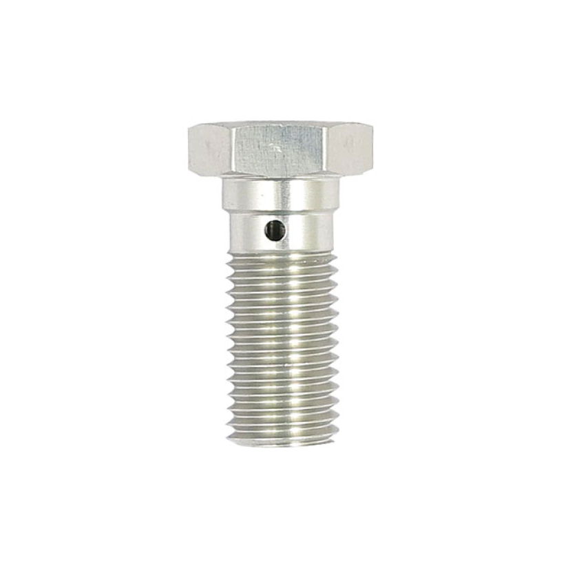 TRW BANJO BOLT SILVER ANODIZED M10X1.25 LENGTH 23MM BELOW HEADTHIS COM 510461
