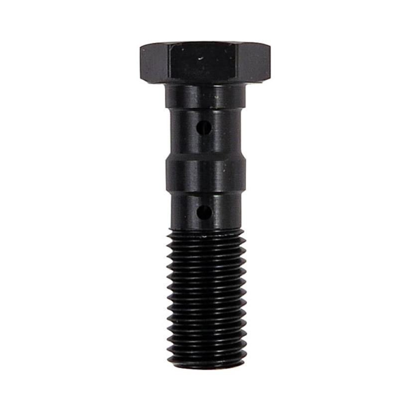 TRW DOUBLE BANJO BOLT BLACK ANODIZED M10X1.25 510612