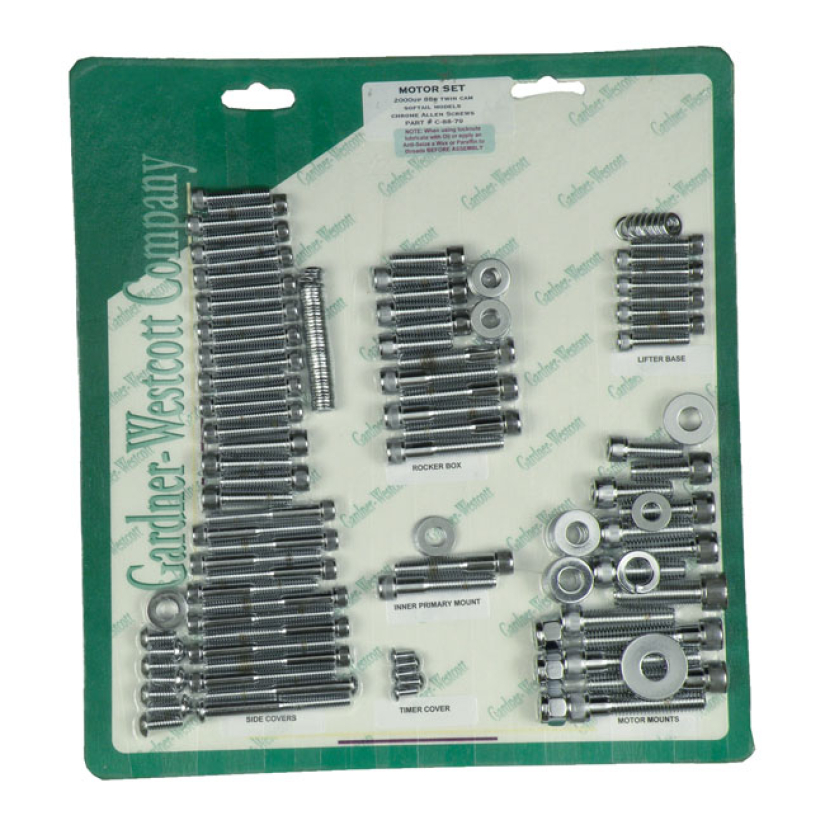 GW MOTOR SCREW SET, CHROME ALLEN 510844