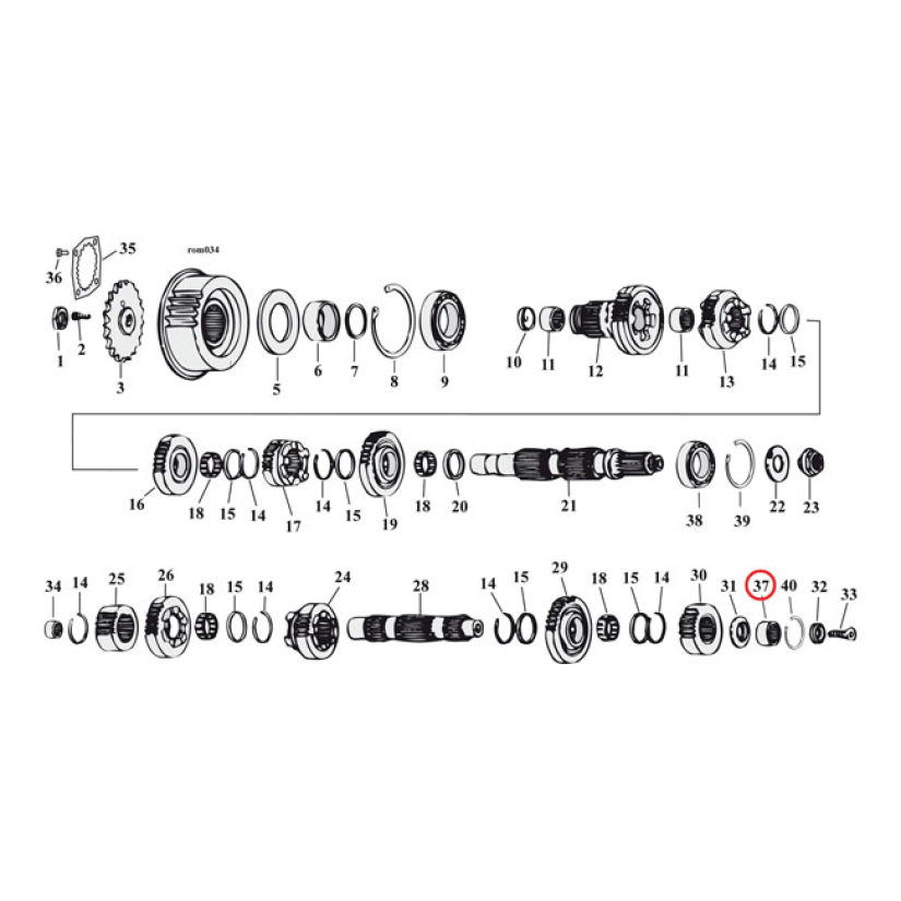 BEARING, COUNTERSHAFT 511681
