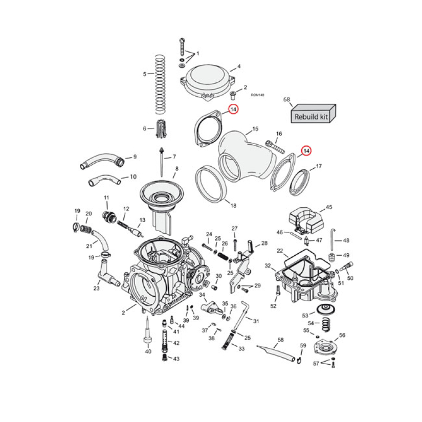 MANIFOLD FLANGE KIT, CHROME 512705