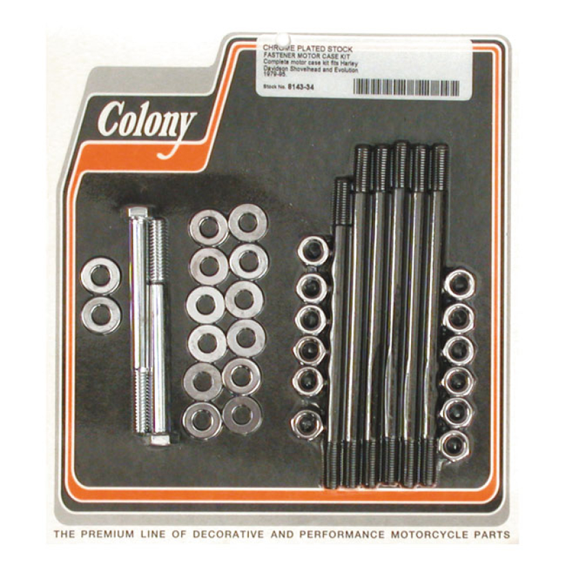 COLONY CRANKCASE BOLT KIT 513340