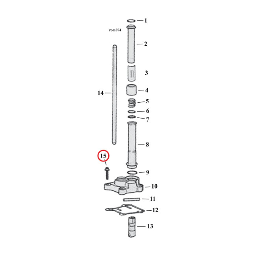 GW, TAPPET BLOCK MOUNT KIT, 12-POINT. CHROME 513516