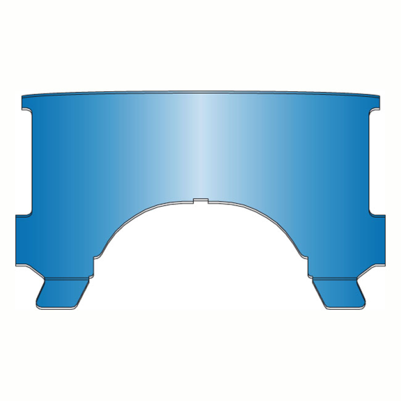 NATIONAL CYCLE, REPL. ADJ. LOWER WINDOW (STYLE B). BLUE EARLY STYLE NO 513679